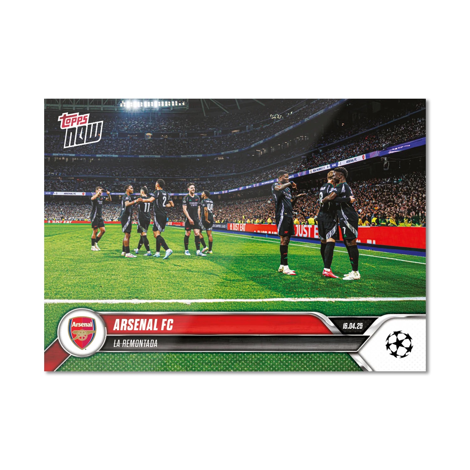 66c74d851472585a138f432221b85351c059f344_ARTCL_16C2S_25TN_0143.png 2024-25 Topps Now UCL Arsenal FC #143 - Image 1