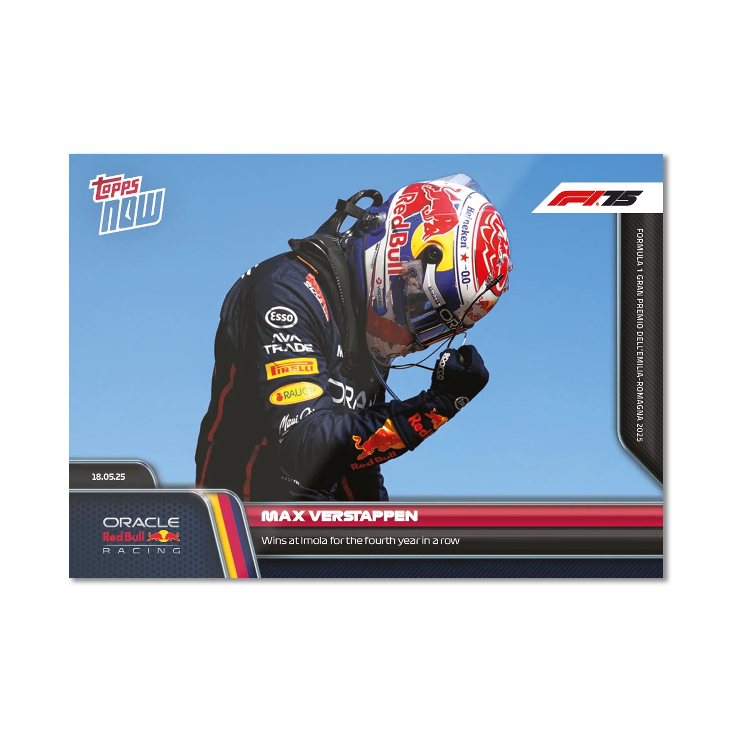 9053e2afe3cbcba931f987bf087bdf1a5d3a7f3b_ARTF1_16C2S_25TN_0037.png 2025 Topps Now F1 Max Verstappen #37 - Image 1