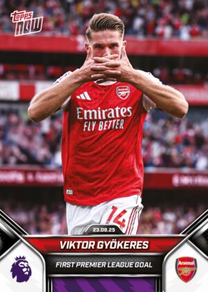 Viktor Gyökeres - Topps Now Premier League 2025 #8