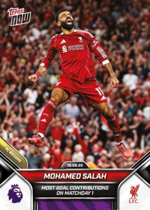 Mohamed Salah - Topps Now Premier League 2025 #5